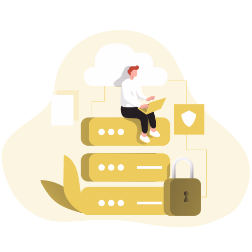 Blueprints and digital tablet with construction plans.